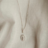 Forget-Me-Not Cremains Urn Necklace - Sterling Silver