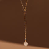 Cremation Drop Necklace - 14k Gold Filled