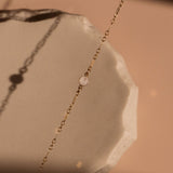 Cremation Sequin Chain Bracelet- 14k Gold Filled