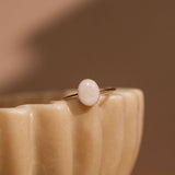 Cremation Large Oval Ring- 14k Gold Filled