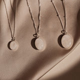 Cremation Oval Necklace- Sterling Silver