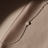 Cremation Sparkle Twist Bracelet - Sterling Silver