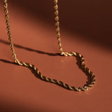 Roped Necklace - 14k Gold Filled