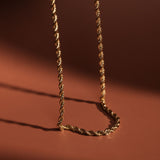 Roped Necklace - 14k Gold Filled