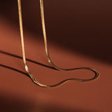 Herringbone Necklace - 14k Gold Filled