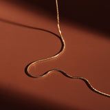 Snake Chain Necklace - 14k Gold Filled