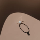 Mothers Milk Small Oval Ring - Sterling Silver