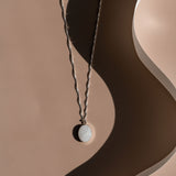 Mothers Milk Oval Necklace - Sterling Silver