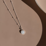 Mothers Milk Necklace 8mm pendant- Sterling Silver