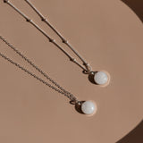 Mothers Milk Necklace 8mm pendant- Sterling Silver