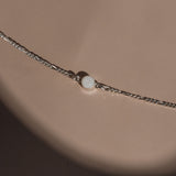Mothers Milk Figaro Bracelet- Sterling Silver