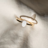 Mothers Milk Small Oval Ring - 14k Gold Filled