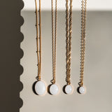 Mothers Milk Oval Necklace - 14k Gold Filled