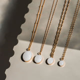 Mothers Milk Oval Necklace - 14k Gold Filled