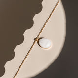 Mothers Milk Oval Necklace - 14k Gold Filled