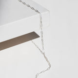 Staple Chain Necklace- Sterling Silver
