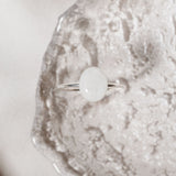 Cremation Large Oval Ring- Sterling Silver
