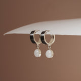 Mothers Milk Latch Hoop Earrings - Sterling Silver