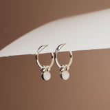 Mothers Milk Huggie Hoop Earrings - Sterling Silver