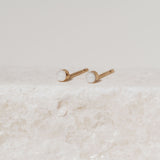 Cremation Stud Earrings - 14k Gold Filled