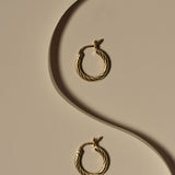 Small Twisted Hoops - 14k Gold Filled