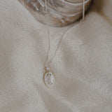 Forget-Me-Not Cremains Urn Necklace - Sterling Silver