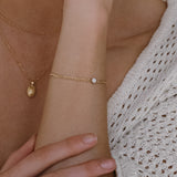 Cremation Marine Chain Bracelet- 14k Gold Filled
