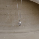 Forget-Me-Not Cremains Urn Necklace - Sterling Silver