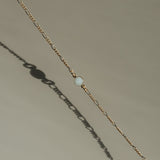 Mothers Milk Figaro Chain Bracelet- 14K Solid Gold