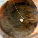Cremation Cable Chain Necklace - 14K Solid Gold
