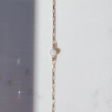 Cremation Box Clip Chain Bracelet- 14K Solid Gold