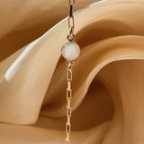 Cremation Box Clip Chain Bracelet- 14K Solid Gold