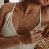Cremation Oval Necklace - 14k Gold Filled
