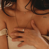 Mothers Milk Double Band Circle Ring - 14k Gold Filled