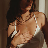 Cremation Drop Necklace - 14k Gold Filled