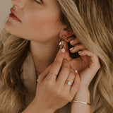 Mothers Milk Double Band Circle Ring - 14k Gold Filled
