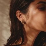 Palm Stud Earrings - 14k Gold Filled