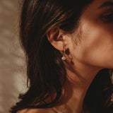 Pearl Huggie Hoops - 14k Gold Filled