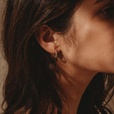 Roped Hinge Hoops - 14k Gold Filled