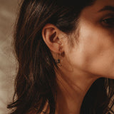 Heart Hoop Earrings - 14k Gold Filled