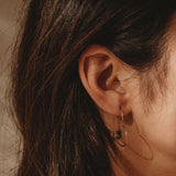 Heart Hoop Earrings - 14k Gold Filled