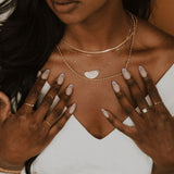Staple Chain Necklace - 14k Gold Filled
