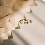 Mothers Milk Double Band Circle Ring - 14k Gold Filled