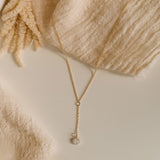 Cremation Drop Necklace - 14k Gold Filled