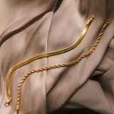 Herringbone Bracelet - 14k Gold Filled