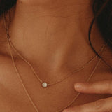 Cremation Figaro Chain Necklace - 14k Gold Filled