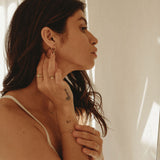 Cremation Hoop Earrings- 14K Gold Filled