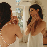 Cremation Hoop Earrings- 14K Gold Filled