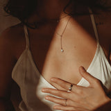 Cremation Drop Necklace - 14k Gold Filled