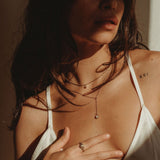 Cremation Drop Necklace - 14k Gold Filled